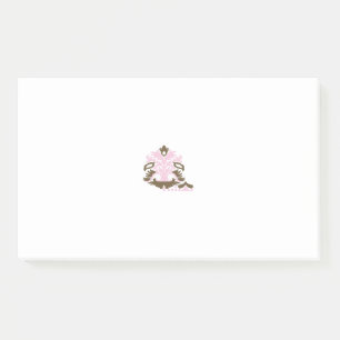 Magenta-rot, gelblich-orange dekorativ post-it klebezettel