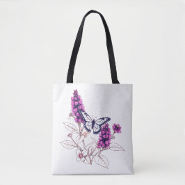Magenta Schmetterlingsbusch Tasche