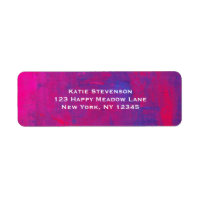 Magenta und Blue Abstrakt Painting