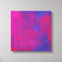 Magenta und Blue Abstrakt Painting