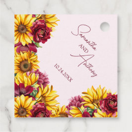 Magenta und Golden Yellow Geschenkanhänger