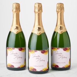 Magenta und Golden Yellow Wedding