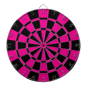 Magenta und Schwarz Dartscheibe