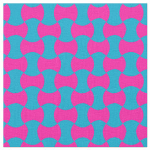 Magenta-und Türkis-islamisches geometrisches Stoff