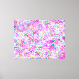 Magenta und Wavy glitch Leinwanddruck