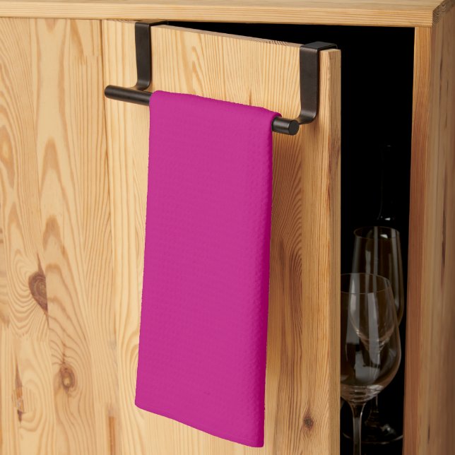 Magenta (Vollfarbe)  Geschirrtuch (Drittel gefaltet)