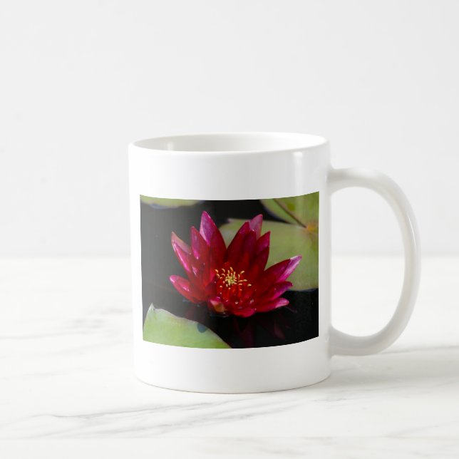 Magenta Wasserlilie Tasse (Rechts)