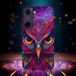 Magenta-Zauber-Eule Samsung Galaxy Hülle