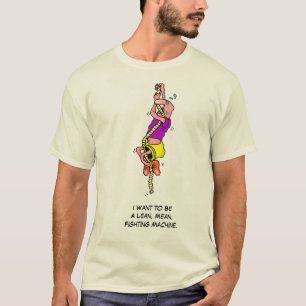 Mager, gemein, Maschine T-Shirt