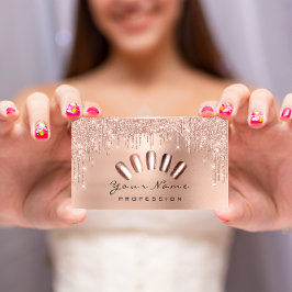 Magere Kanalisation der Maniküre Treue 10 Visitenkarte