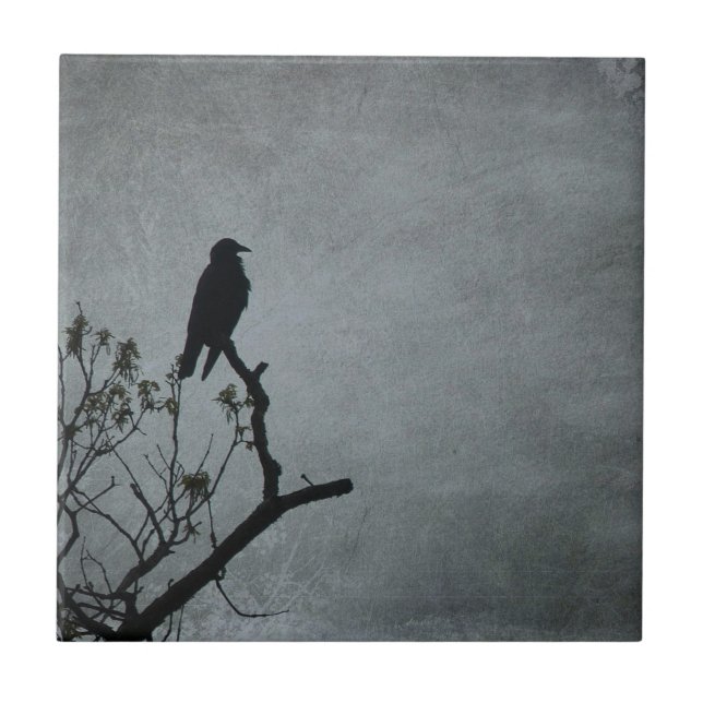 Magestic Crow Fliese (Vorderseite)