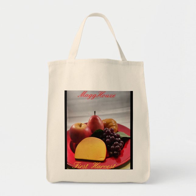 MaggHouze erste Ernte-Lebensmittelgeschäft-Tasche Tragetasche (Vorne)