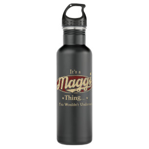 Maggi Flasche Name Geschenk Edelstahlflasche