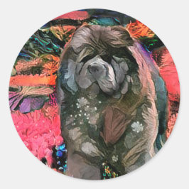 MAGGIE die schwarze Chow CHOW - Aufkleber
