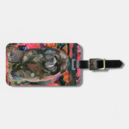 MAGGIE die schwarze Gepäckmarke Gepäckanhänger