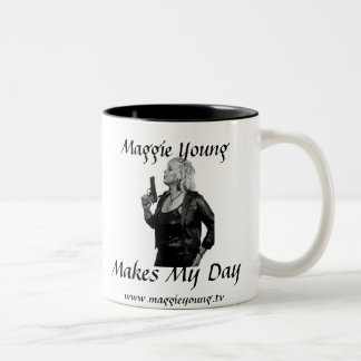 Maggie Junge - macht meinen Tag Zweifarbige Tasse