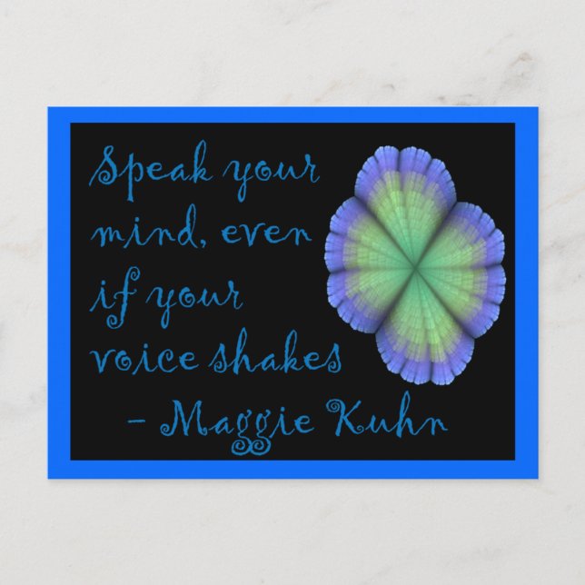 Maggie Kuhn - carte postale (Devant)