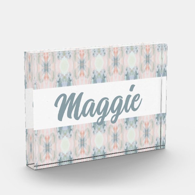 Maggie Print Decorativ Akrylblock Fotoblock (Links)