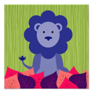 Maggie's Menagerie Kinderzimmer Prints: Lavendel L Fotodruck