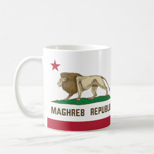 Maghreb Republic Lion Flag Berber Prix Kaffeetasse