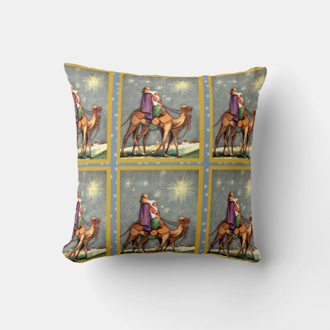 Magi Wise Men Holiday Pillow Kissen (Vorderseite)