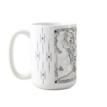 Magian Peninsula Karte Tasse