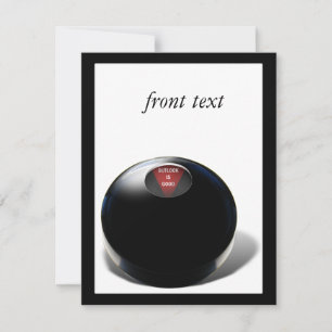 Magic 8 Ball sagt: "Outlook ist gut!" Einladung