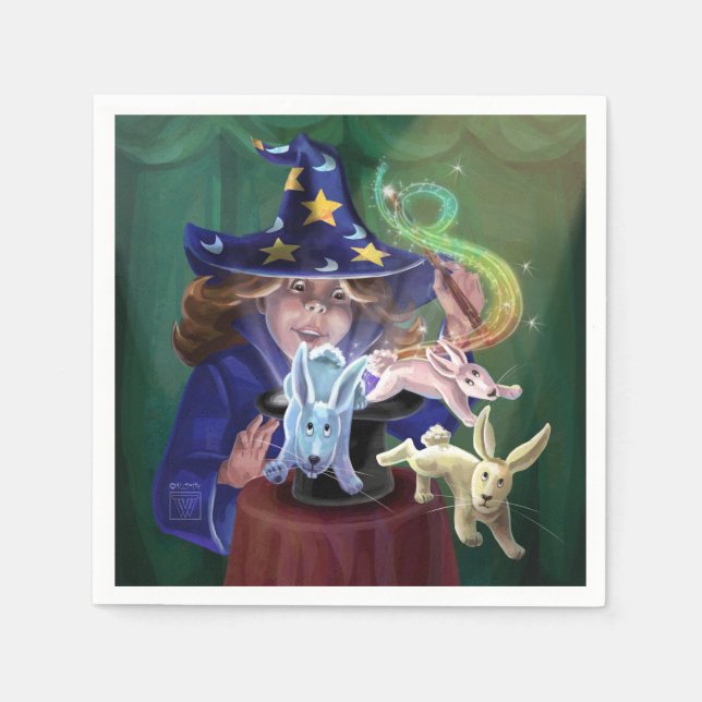 Magic Act Serviette (Vorderseite)