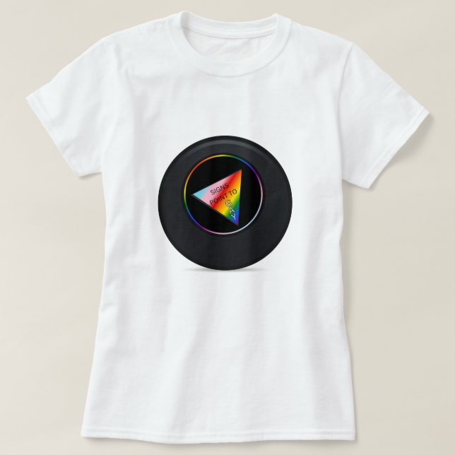 Magic Aight Ball Pride T - Shirt (Design vorne)