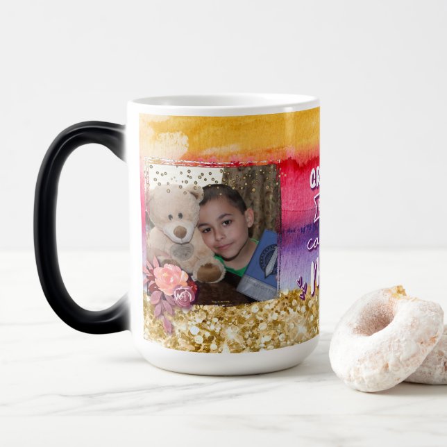 Magic Ajouter vos photos - Mug (Avec donut)