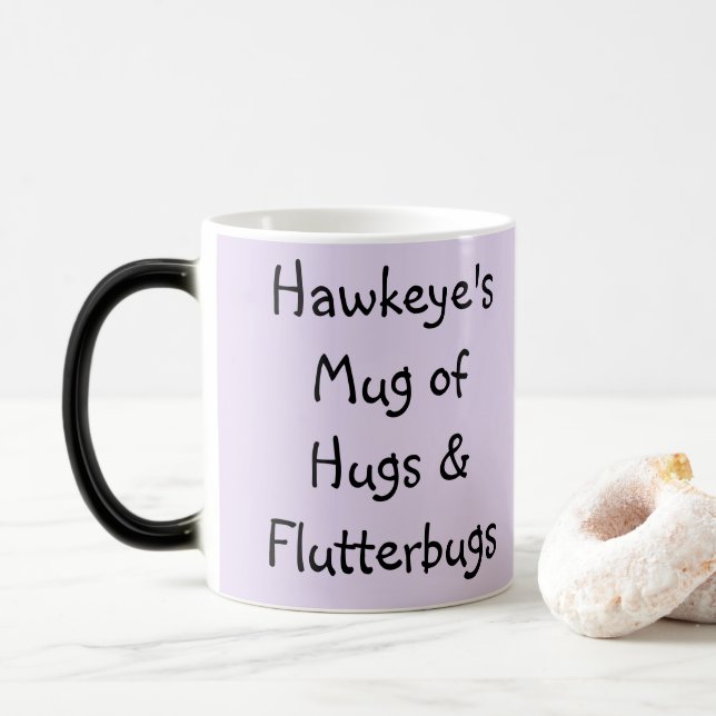 Magic Amethyst Wings Personnaliser Mug (Avec donut)