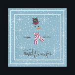 Magic and Wonder Christmas Snowman Blue ID440 Acryl Tablett<br><div class="desc">Schönes, minimalistisches WeihnachtsAcryl mit einem stilisierten Schneemann gerahmt in Weiß auf einem kastanienblauen Hintergrund verstreut mit Schneeflocken und Sternen. Trendy Typografie von 'Magic and Wonder' rundet das Design ab. Fügen Sie Ihren Namen zu personalisieren, wenn gewünscht. Suchen Sie ID440, um weitere koordinierende Produkte und zusätzliche Farboptionen für dieses Design zu...</div>