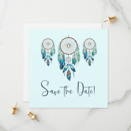 Magic Aquamarine Dreamcatcher Baby Dusche Save The Date
