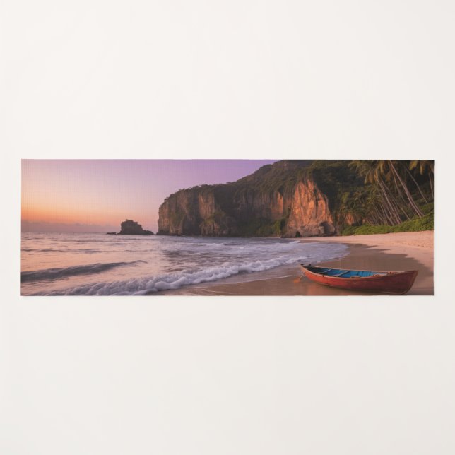 magic beach ocean sand sun outdoors yogamatte (Vorderseite (Horizontal))