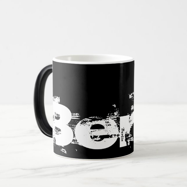 Magic Berlin - Mug De Style Noir Et Blanc Cool (Devant gauche)