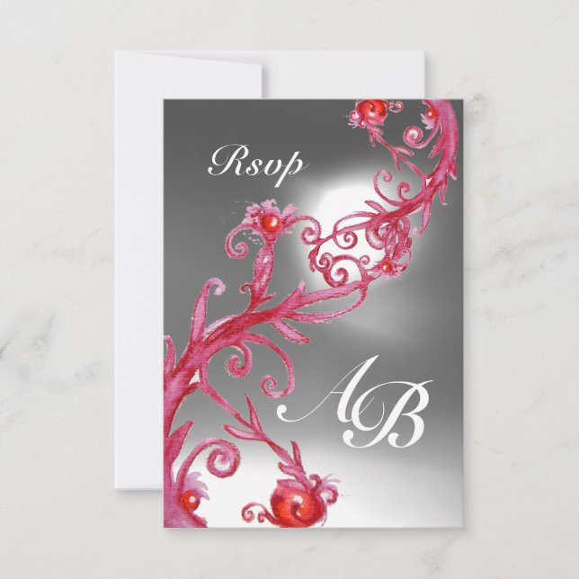 MAGIC BERRIES 4,MONOGRAMM uAwg Einladung (Vorderseite)