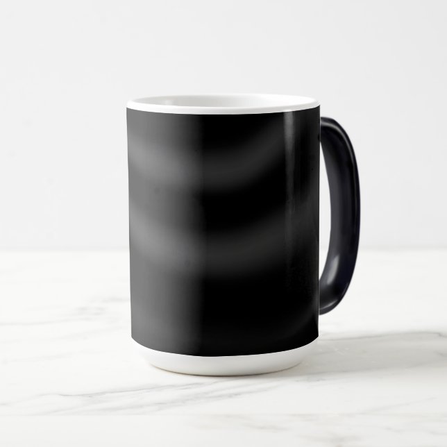 MAGIC BLANC CRÉER VOTRE PROPRE MUG NOIR (Devant droit)