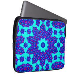 Magic Blue kaleidoscope flourished Laptopschutzhülle