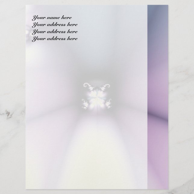 Magic Blume Letterhead Design Briefkopf (Vorderseite)