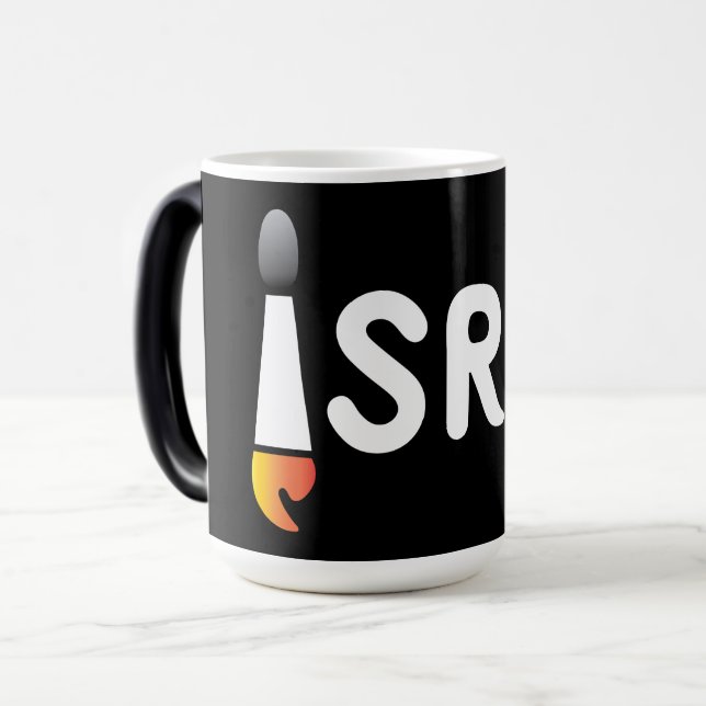 Magic Carburant de fusée : Mug de mission spatiale ISRO (Devant gauche)