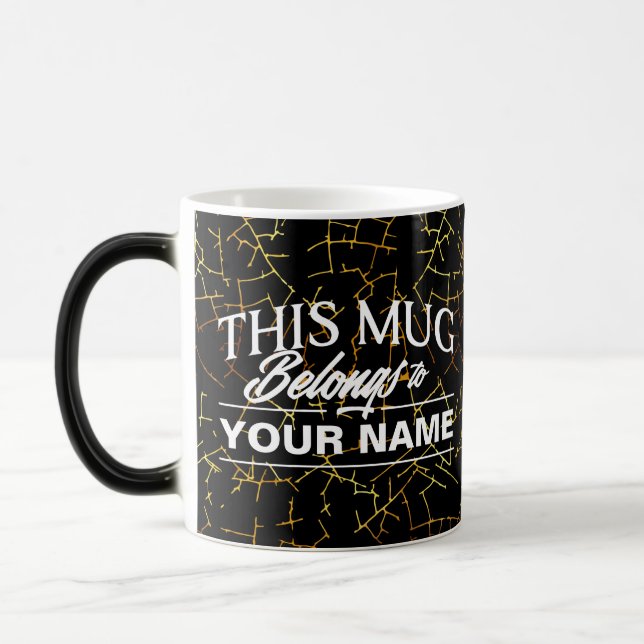 Magic Cette Mug Appartient À VOTRE NOM. (Gauche)