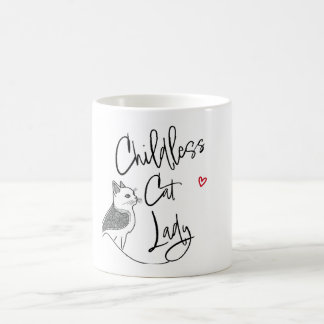 Magic Chatte sans enfant Lady voyage mug