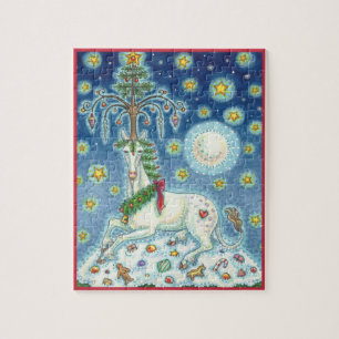 MAGIC CHRISTMAS UNICORN, URLAUB FANTASY PUZZLE