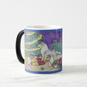 Magic Collies de Noël Morpher Mug