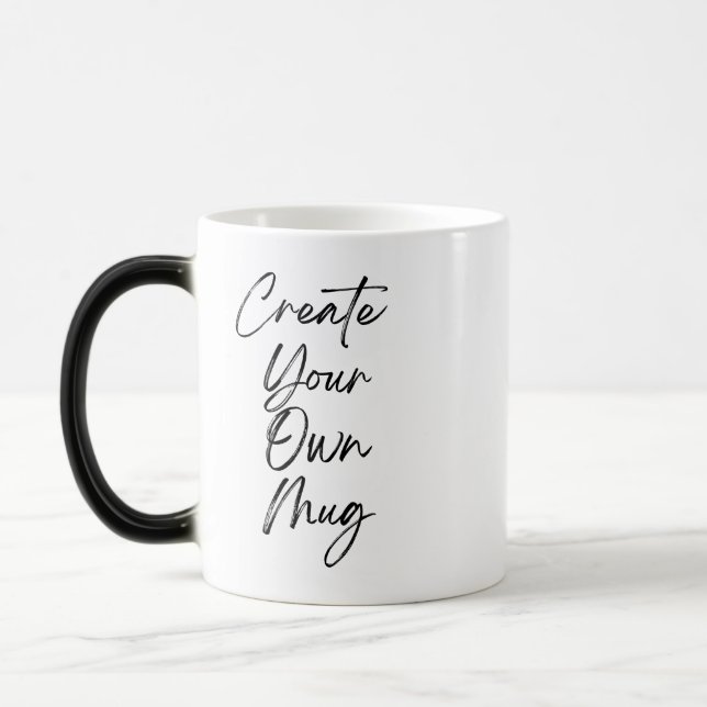 Magic Create Your Own 15oz Two Tone Coffee Mug (Gauche)