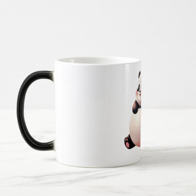 Magic Cute Chubby Panda Mug (Gauche)