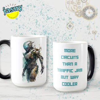 Magic Cyberpunk Robot Mug