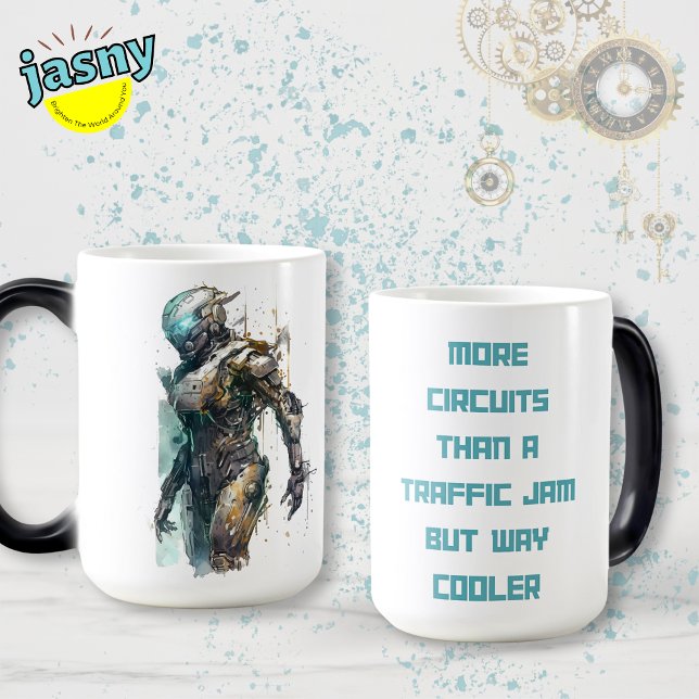 Magic Cyberpunk Robot Mug (Créateur téléchargé)