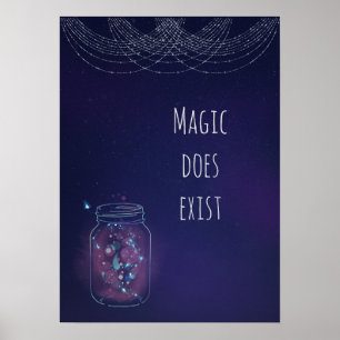 Magic Does Exist FireFly Jar Poster