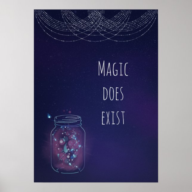 Magic Does Exist FireFly Jar Poster (Vorne)